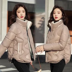 Winter Parka 2023 New Women Jackets Long Sleeve Casual Thick Warm Cotton Padded Students Coat Female Waterproof Outwear