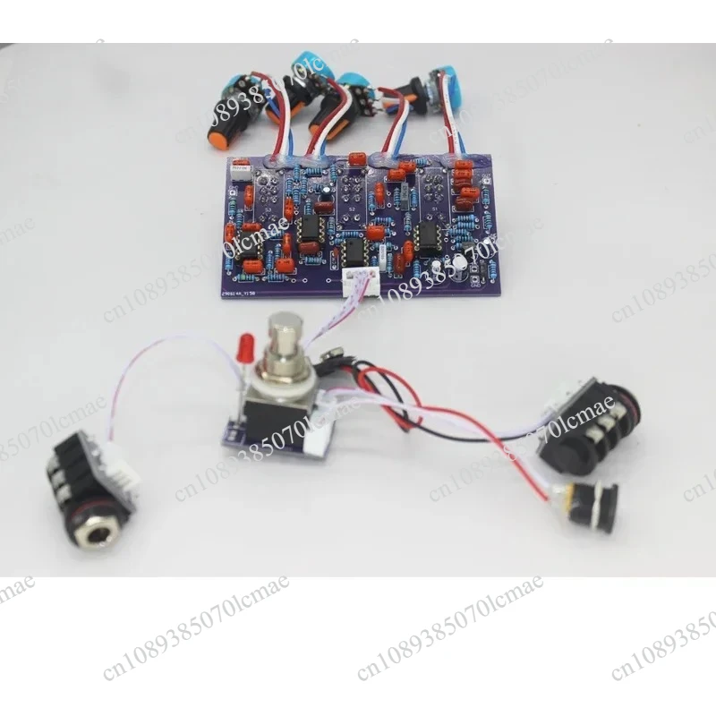 DIY Handmade Effector SansAmp GT-2 Replica Electric Guitar Speaker Analog Distortion Single Circuit Board