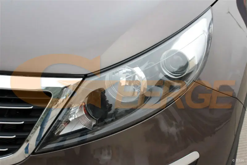 For Kia Sportage 3 SL 2010 2011 2012 2013 2014 2015 Excellent Ultra Bright CCFL Angel Eyes Halo Rings Kit Car Accessories