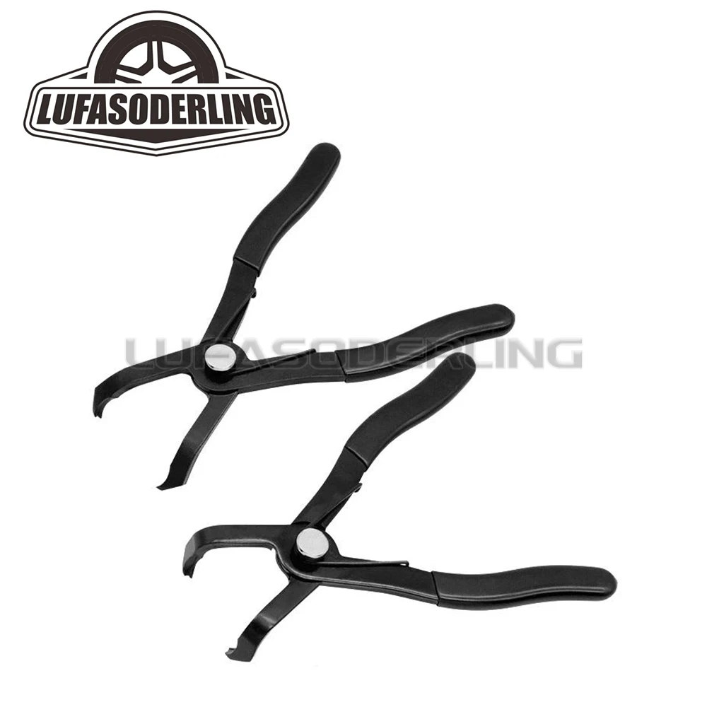 Spring Loaded Push Pin Pliers Set, 30 & 80 Degree Offset Jaws, Auto Clip Removal Tool for Trim Plastic Fasteners, Rivets, Clips