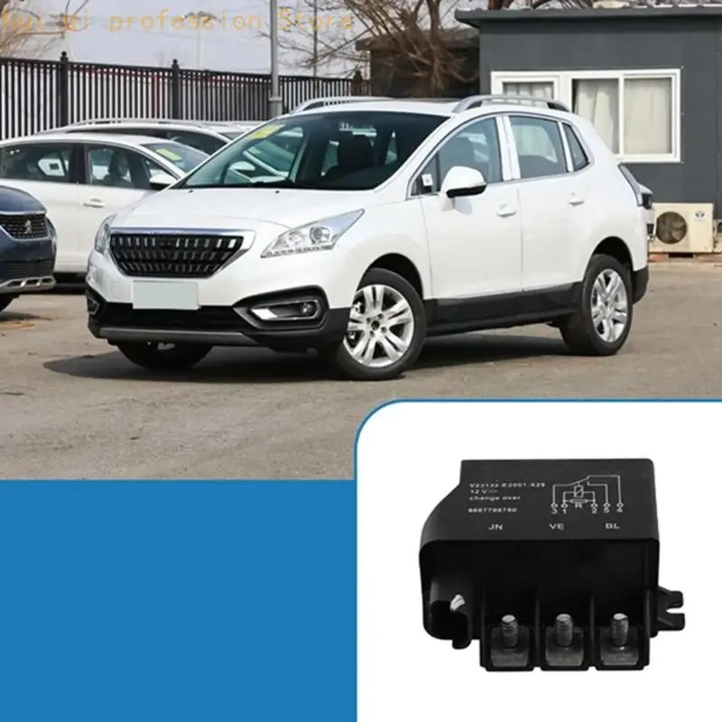 

H8WE Fan Relays 658830 9687798780 for C5 1.8T Cooling Fan Relays Automotive Accessories Electrical Relays Replacement