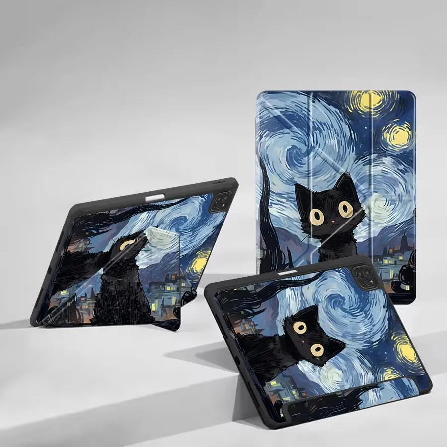 Tablet Case For iPad Pro 11th 10th 9th 8th 7th 12.9inch Pro 2025 Air 4 5 M3 M2 1 2 M4 11inch Mini 6 7 Holder Cover Cartoon