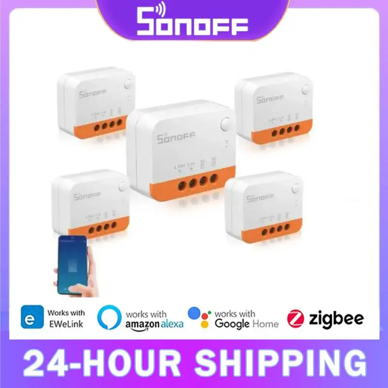 SONOFF ZBMINIL2/ZBMINI No Neutral Wire Required Smart Home Zigbee Wireless EWeLink Alexa Google APP/Voice Control Switch Module