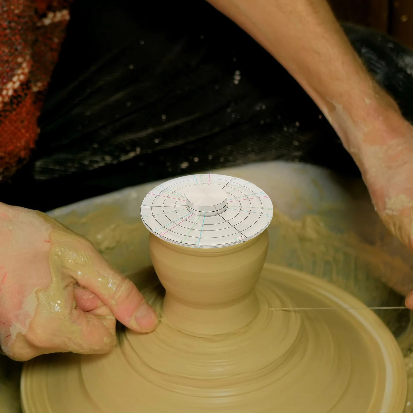 

Sculpting Divider Kit Portable Sculpture Tool Decorating Acrylic Measuring Ceramic Painting Template Clay Pottery Dividing