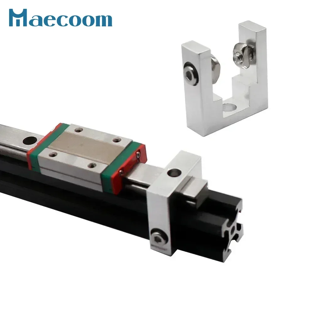 MGN12 Linear Guide Rail Fixed Base Profile Fixed Block 2020 2040 Aluminum Profile Fixing Block For Ender3 Voron CLV CR10