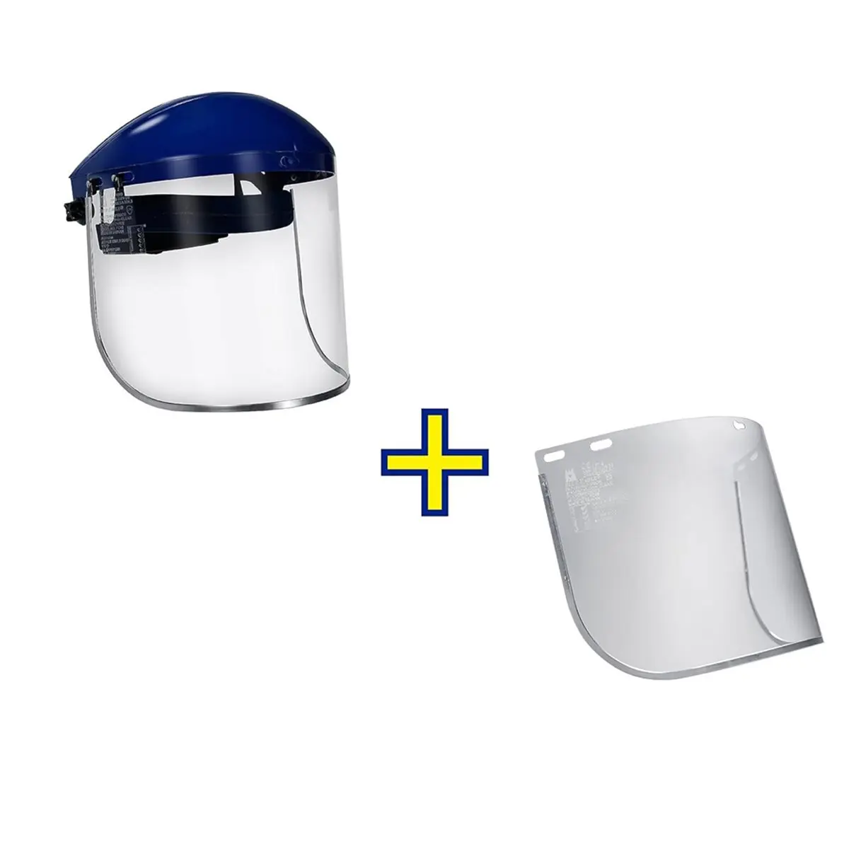 NEW Transparent Protective Mask Visor Polished Impact-Proof B1BL+FC48 Splashproof, Dustproof, Splashproof, Impact-Proof