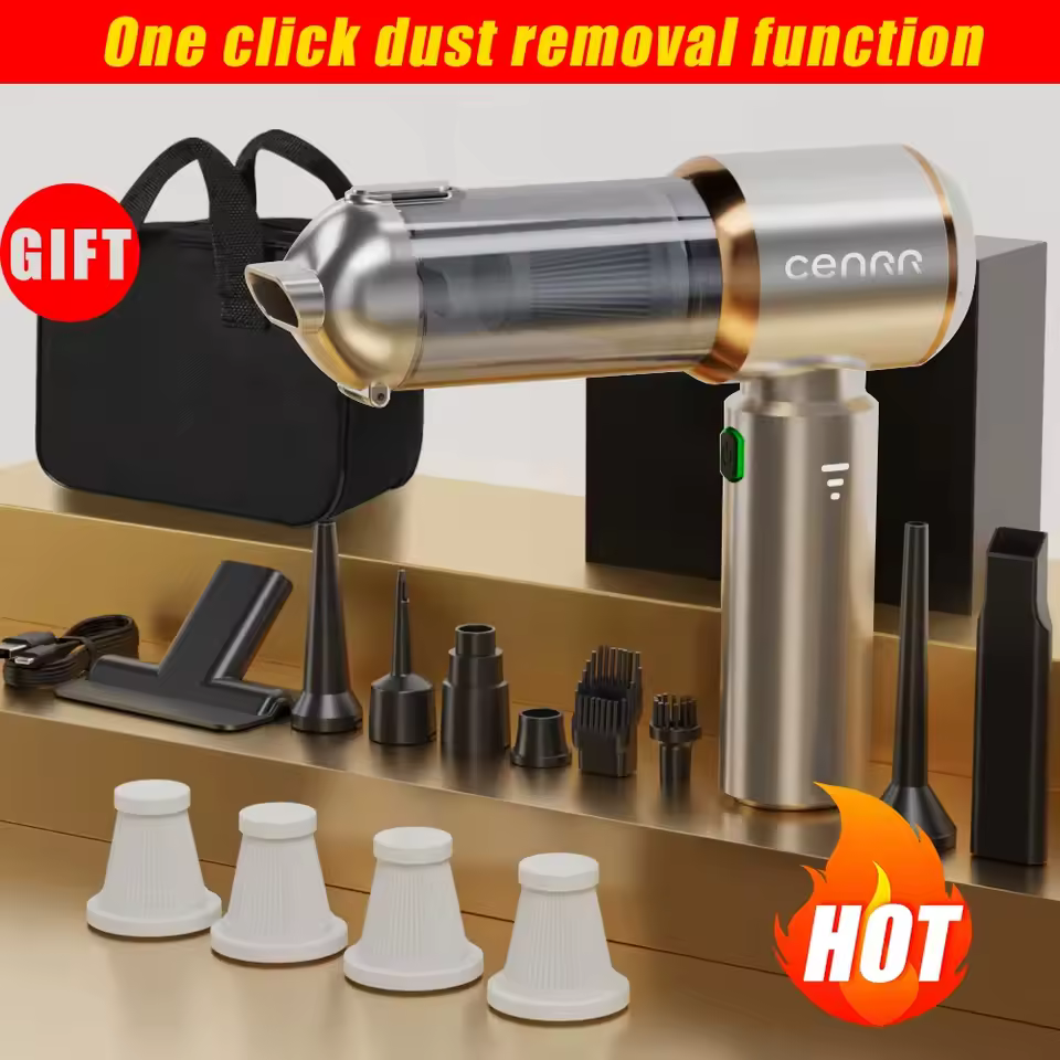 CENRR 무선 진공 청소기 및 다양한 노즐