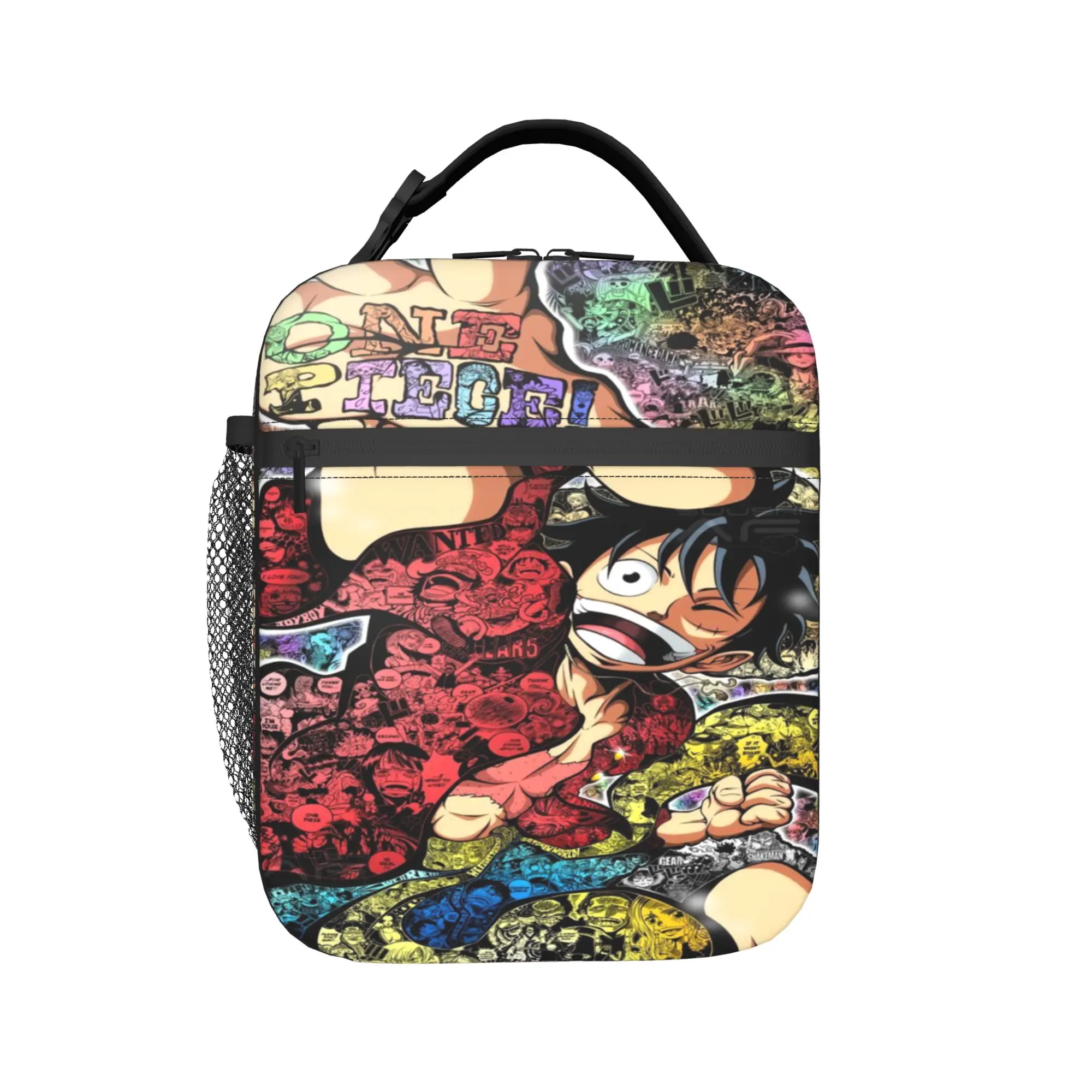 luffys o-one-piece-e zoro Insulated Lunch Bags for Men Women Storage Food Box Portable Thermal Lunch Box For School Office