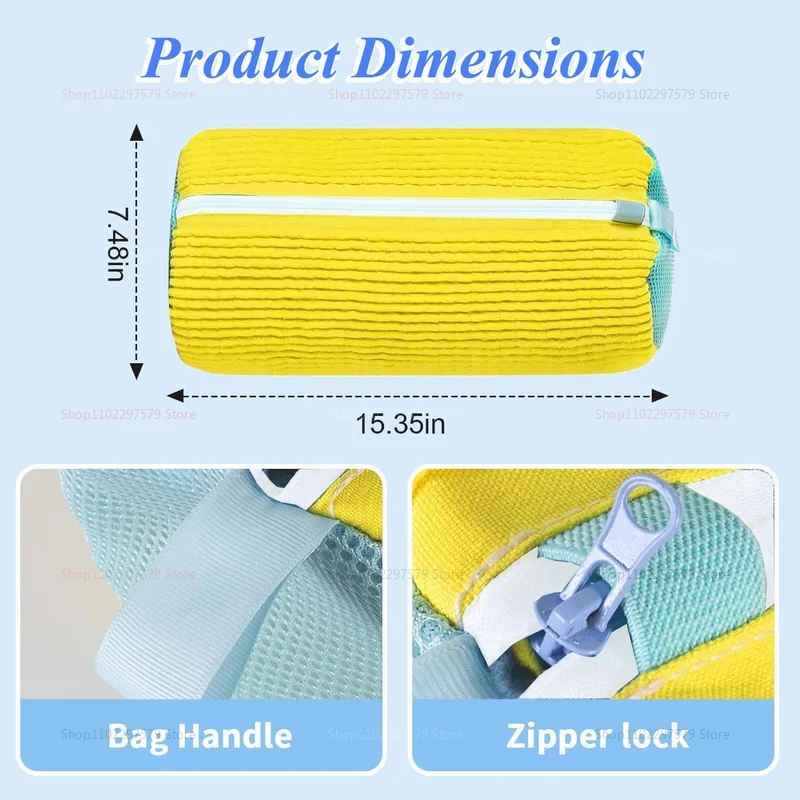 1 قطعة حقيبة غسالة الأحذية قابلة لإعادة الاستخدام حذاء رياضة نظافة حقيبة أحذية الغسيل لغسالة مجفف الأحذية تنظيف والعناية