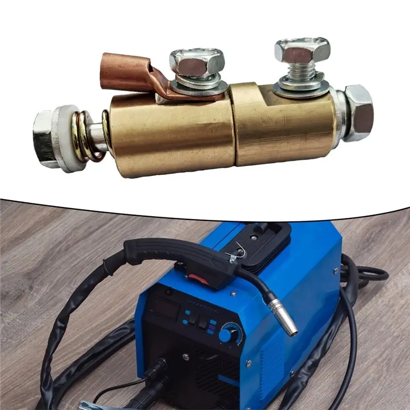 Cost Effective For MIG TIG Plasma Welding Soldering Tool- Welding Ground Clamp Swivel Adapter 500A 360° Rotation Clamping Device