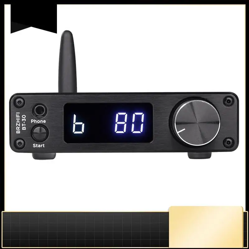 

BRZHIFI HIFI LCD ESS ES9038Q2M DAC QCC5125 Bluetooth DAC Board APTX-HD LDAC Sound Decoder 24Bit/96Khz Coaxial Fiber RCA Remote-N