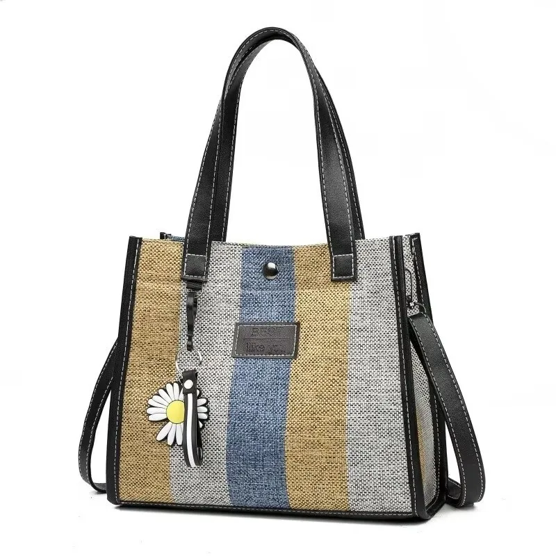 

Модные сумки-мессенджеры для женщин, Дизайнерские однотонные холщовые дамские сумочки на плечо большой вместимости в повседневном стиле