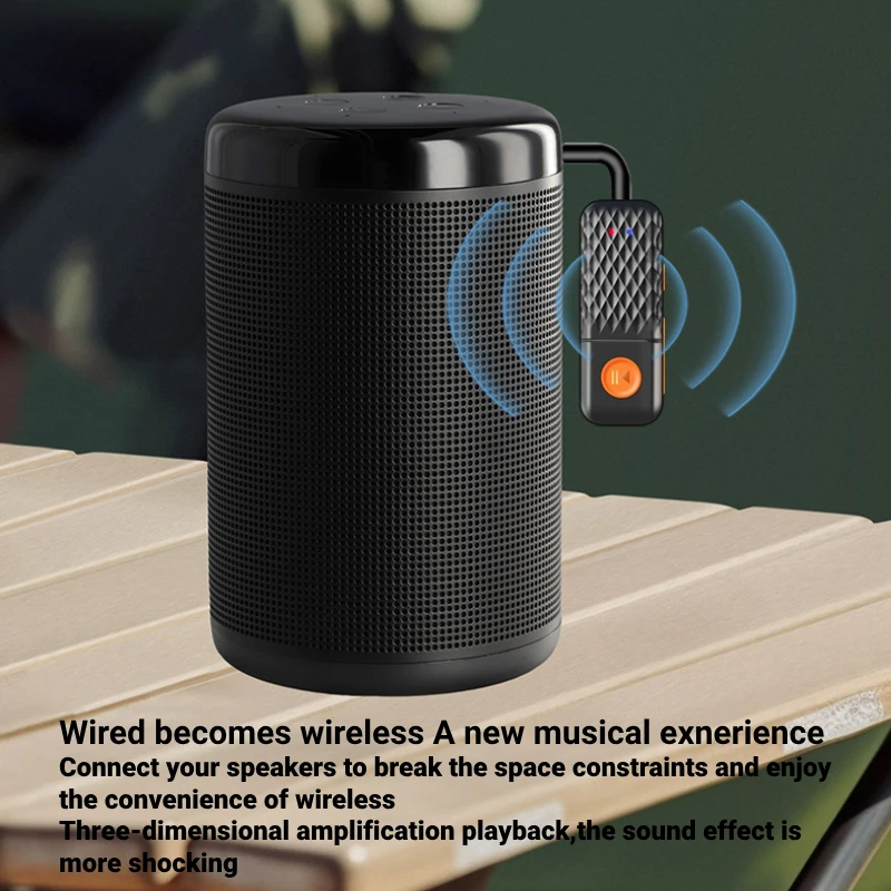 Bluetooth 5,4 transmisor receptor de Audio estéreo 3,5mm AUX avión Audio adaptador inalámbrico micrófono para TV PC auriculares coche avión