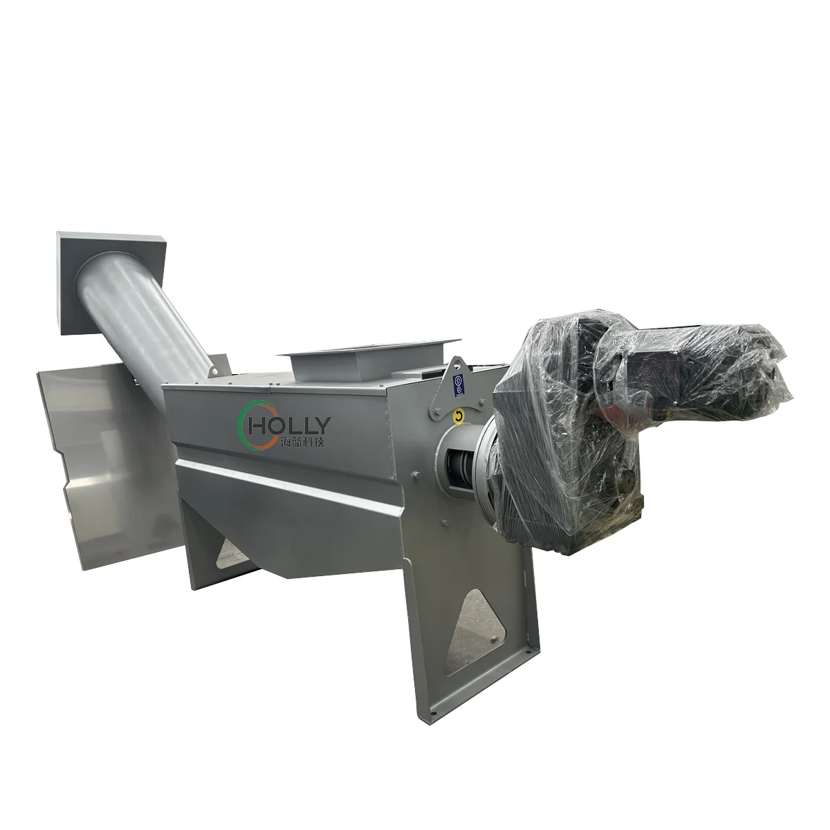 Sludge Treatment Screw Conveyor Screw Compactor Device