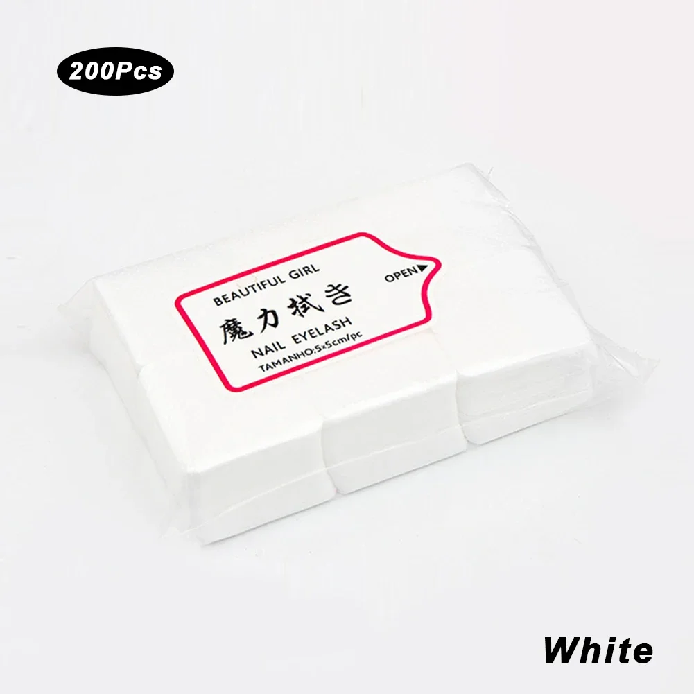 Lint-Free Nail Polish Remover Cotton Wipes UV Gel Tips Remover Cleaner Paper Pad Nails Polish Art Cleaning Manicure Tools