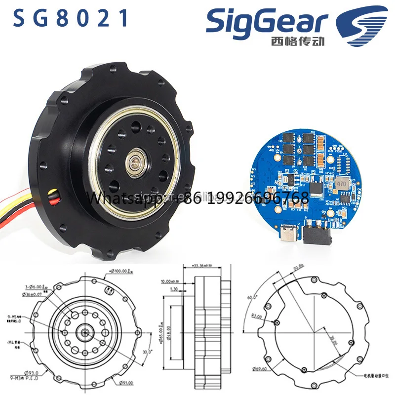 Robot Joint Motor Low Noise High Precision High Efficiency Custom Development Supported for Industrial Automation Robot