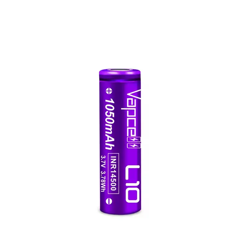 1-20pcs Original Vapcell 14500 L10 Battery 1050mah 3A 3.7V INR14500 Rechargeable Lithium Batteries for Consumer Electronics