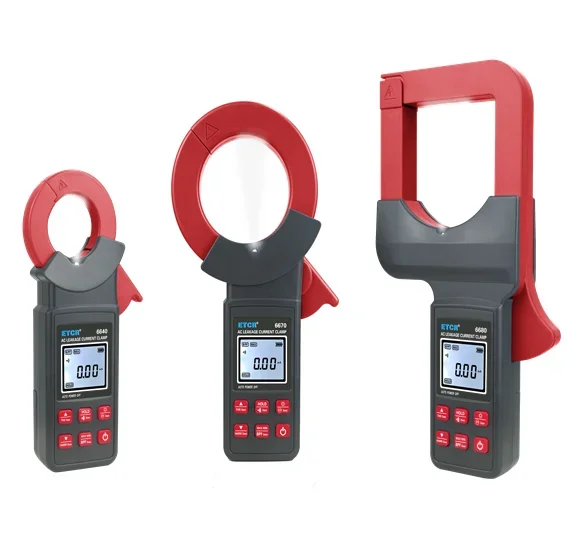 ETCR digital High Accuracy Clamp Leaker Meter ETCR6640/ETCR6670/ETCR6680 High Accuracy Clamp Leaker Ac Leakage Current Measure