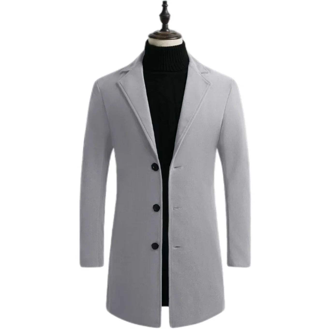 Business coat for ceremony，Three buckles Notch Lapel Fitted Suit Blazer ，winter jacket for men，for  Business casual