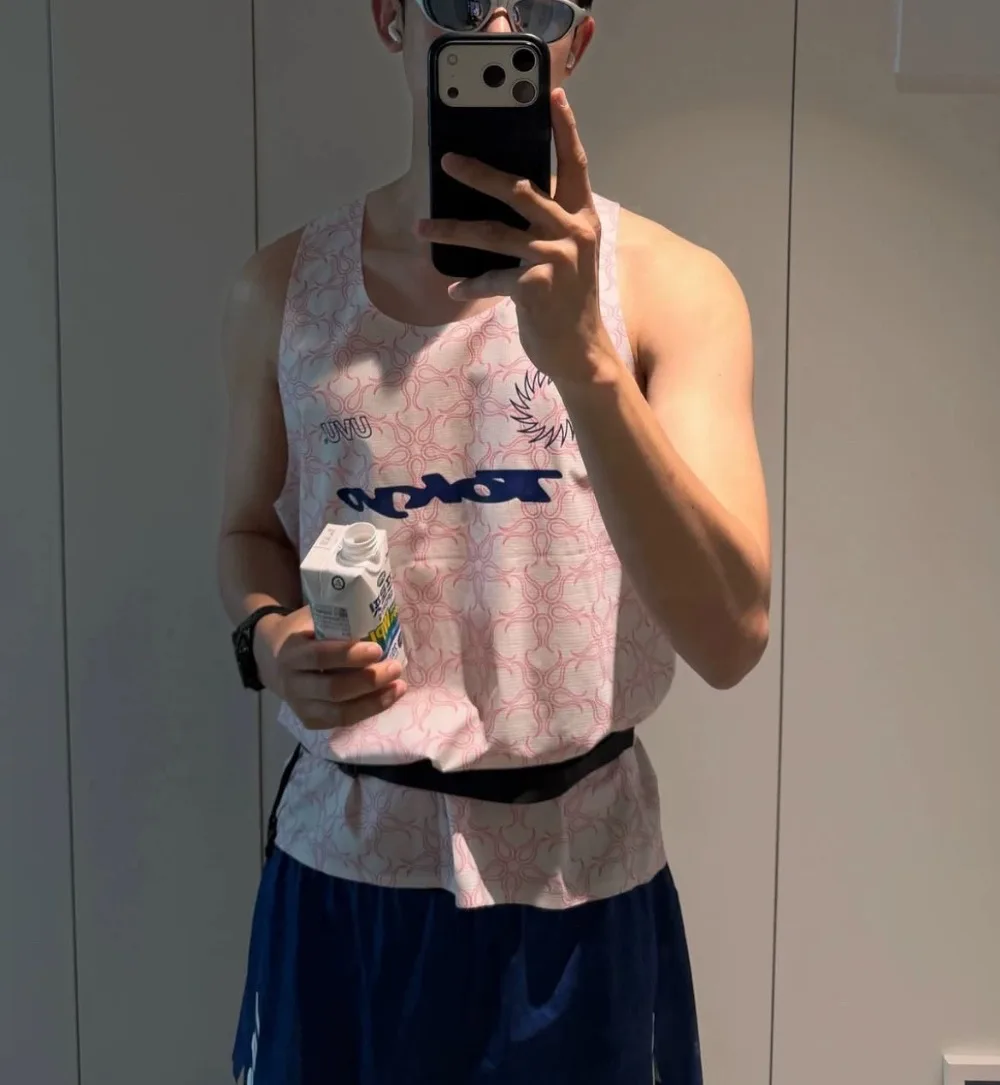 UVU 26SS Toky Limited Bramble Totem Printed Sports Quick Drying Running Vest view 2
