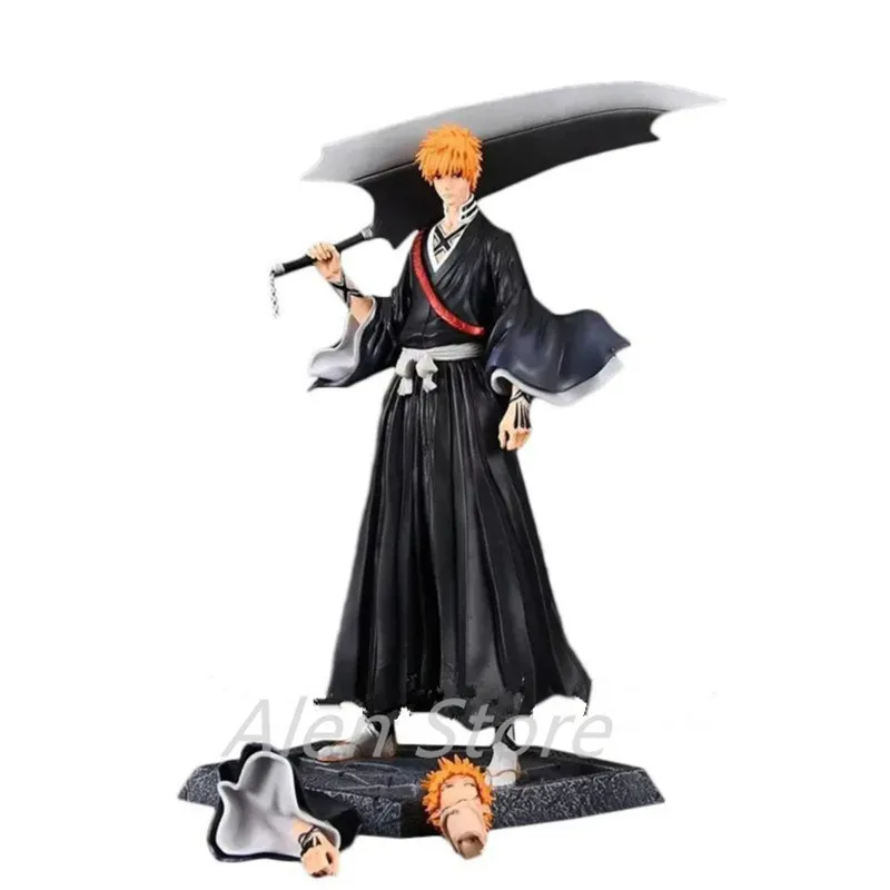 

33cm Bleach Figure Anime Kurosaki Ichigo FlyLeaf GK PVC Action Figure Thousand Year Bloodbath Collection Model Toys Gifts Doll