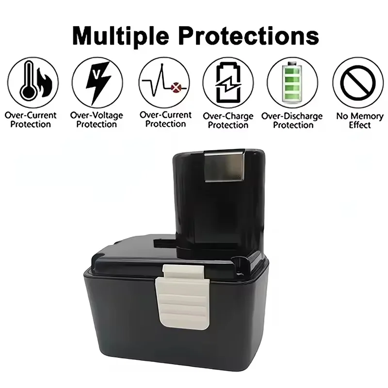 Original Rechargeable Battery for Hitachi 14.4V EB1414S EB14B EB1412S 14.4V EB14S DS14DL DV14DL CJ14DL DS14DVF3 NI-MH 12800mAh