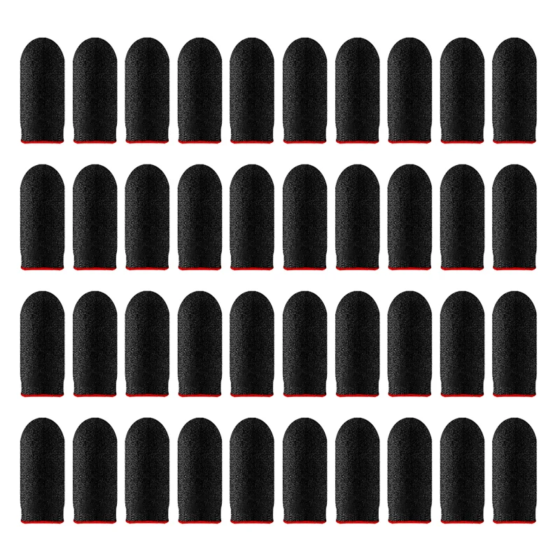20/40 stücke Gaming Finger Abdeckung Spiel Controller Geeignet Für PUBG LOL Anti Schweiß Scratch Touchscreen Spiel Finger Daumen abdeckung Handschuh