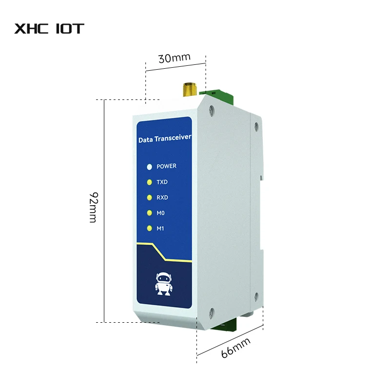 Industrial Wireless Digital Transmission LoRa Radio RS232 XHCIOT E95-DTU(900SL30-232) 915/868MHz Optical Isolation 30dBm 10KM