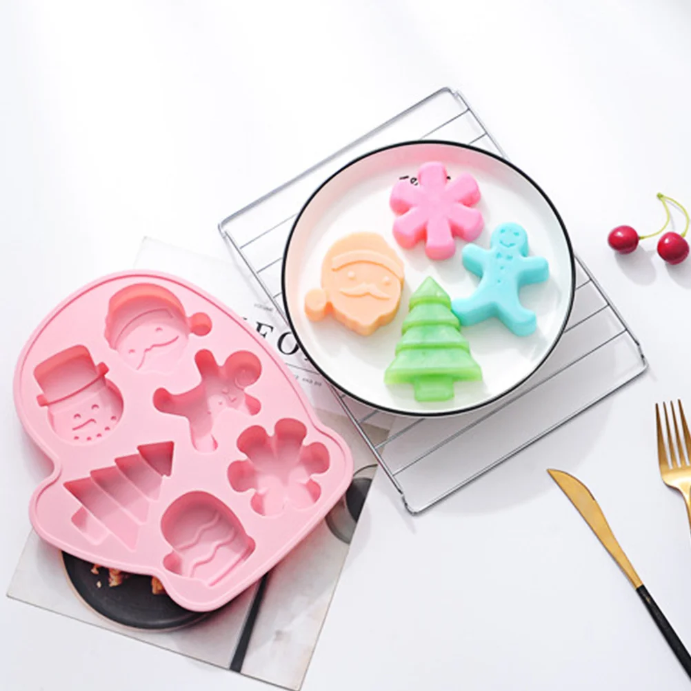 クリスマスグローブ型シリコンモールド環境に優しい食品グレードのチョコレートケーキクッキーフォンダンベーキングアクセサリー