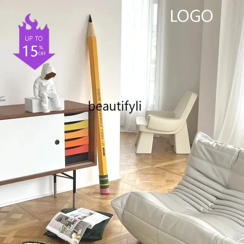 2344 cqyLarge Giant Pencil Art Device Creative Floor Ornaments Library Design Sculpture