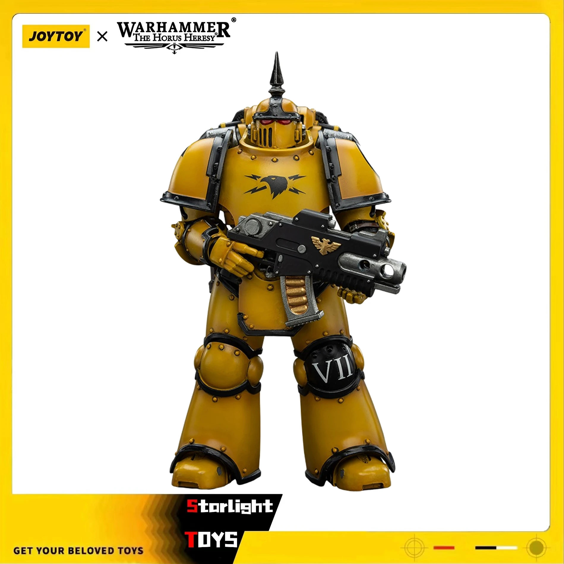 

JOYTOY Warhammer 40K Imperial Fists MK lll Tactical Legionary 1/18 Action Figure Model Toy