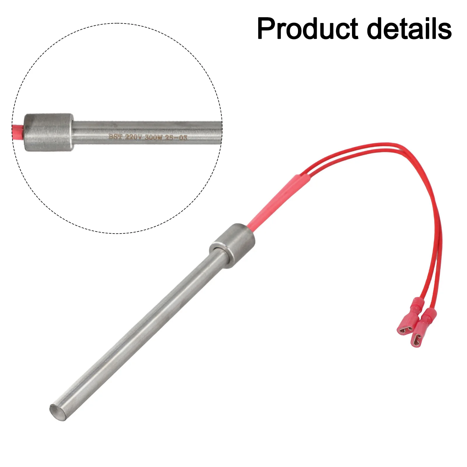 Replacement Igniter For Pellet Stove Heating Rod Pellet Stove 230V Ignitor Kit Standard Diameter 10mm Efficient Combustion