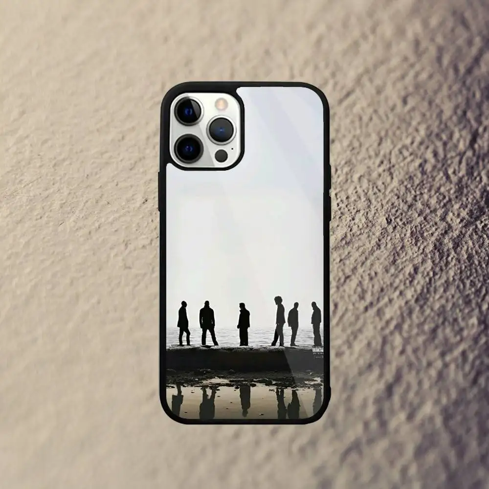 حافظة هاتف L-Linkin Meteora P-Park لهاتف iPhone 17,16,15,14,13,12,11,Pro,Max,Plus,Mini,SE4,E شحن لاسلكي مغناطيسي Magsafe #3