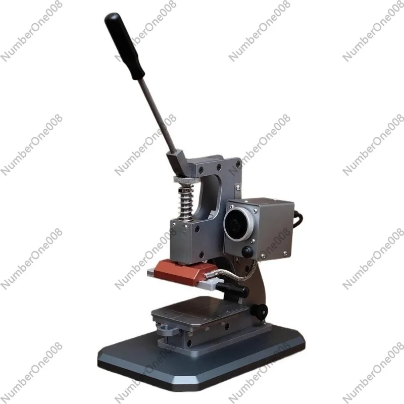 

For Hot Foil Stamping Bronzing Machine Manual Embossing Pressing Printer with Positioning Slider Holder for Leather Papers