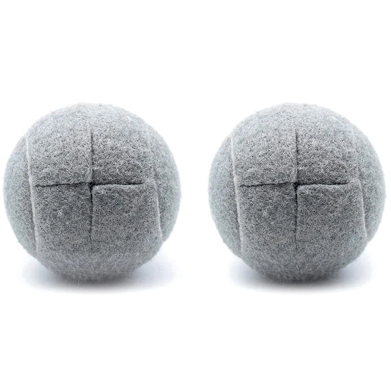 16 PCS Precut Walker Tennis Ball For Furniture Legs And Floor Protection, Heavy Duty Long Lasting Felt Pad Covering,Grey