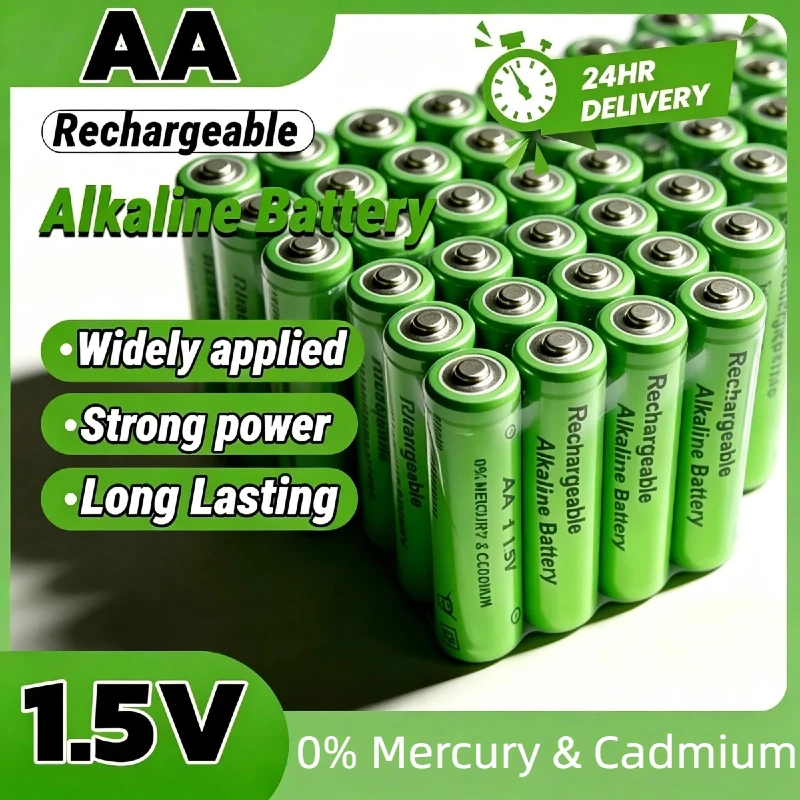 1.5V AA 3000mAh High Capacity Rechargeable Battery Long Lasting for Toys Cameras Remotes Flashlights Mice