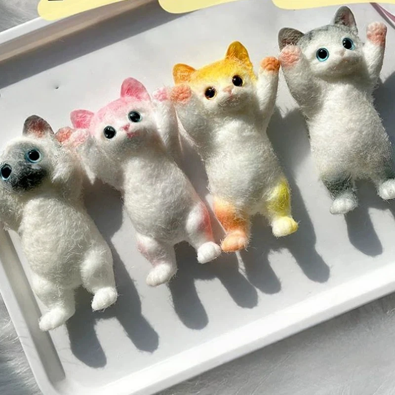 New Products Simulated Cat Pinching And Stress Relieving Toys Diy Creative Gifts, Cute Ornaments As Holiday Surprises For Friend image 2
