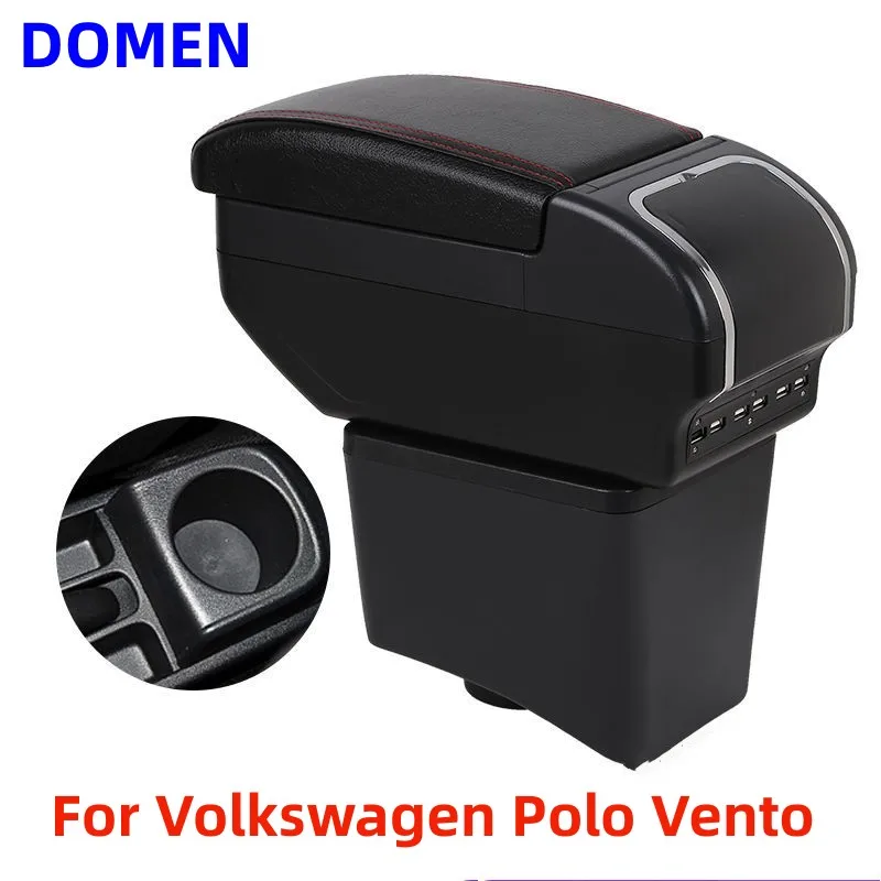 

For Volkswagen Polo Vento 2010-2017 car armrest box accessories USB Charging