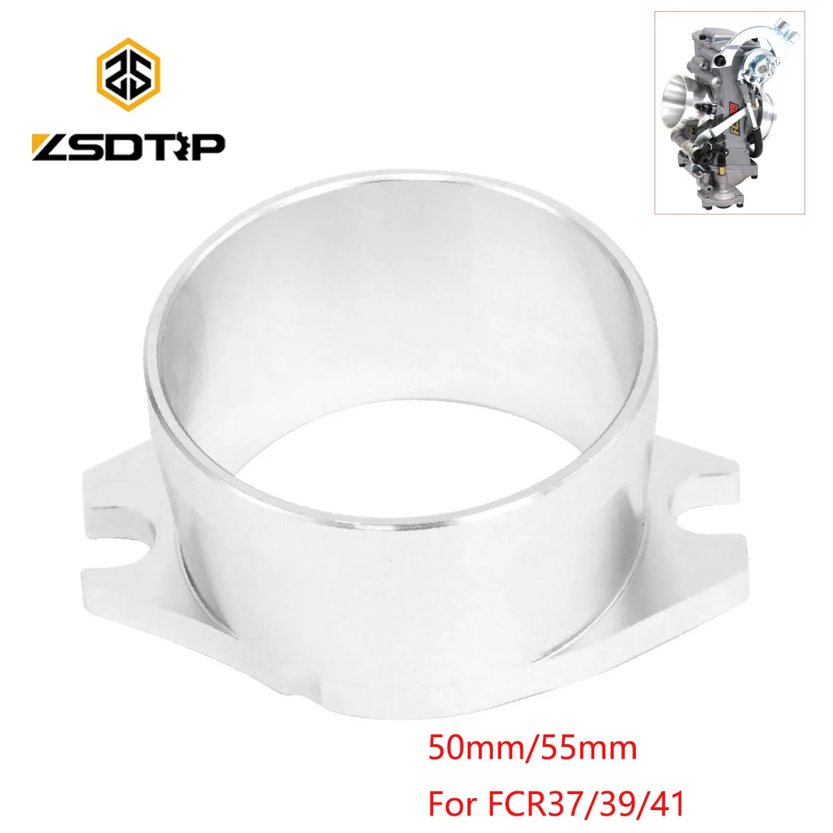 ZSDTRP 37/39/41mm FCR Air Filter Velocity Stack For Keihi FCR Carburetors VELOCITY STACK 1130-808-7000 Air Filter Cup Air Funnel