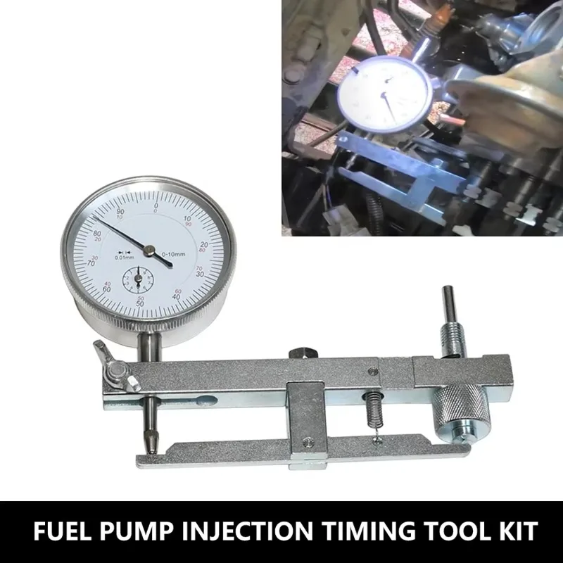 Fuel Injection Pump Timing Set Up Tool VE Style Fuel Pumps with Dial Indicator 0.01mm For Toyota Replace 09275-54011