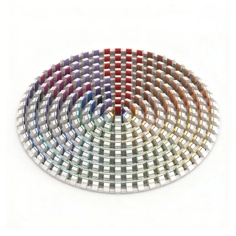 3161pcs MOC Andrij Savchuk - Spiral Sound Art Model Toy Building Blocks Construction Christmas Gift Education 3D Craft Creative