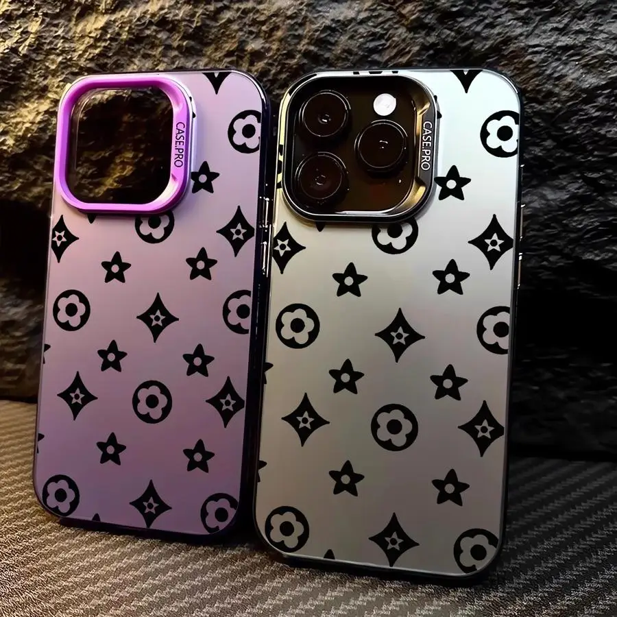 Luxury Logo Phone Case for Apple iPhone 16 11 13 Pro 11 15 12 14 ProMax 15 14 16 12 Plus Hard PC Cover