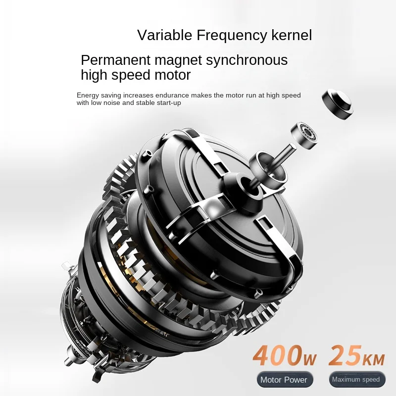 دراجة كهربائية مع إطار قابل للتعديل ، سرعة متغيرة ، بطارية 48 فولت ، بطارية 8-30 أمبير ، محرك 14 في المدينة ، رجال ونساء
