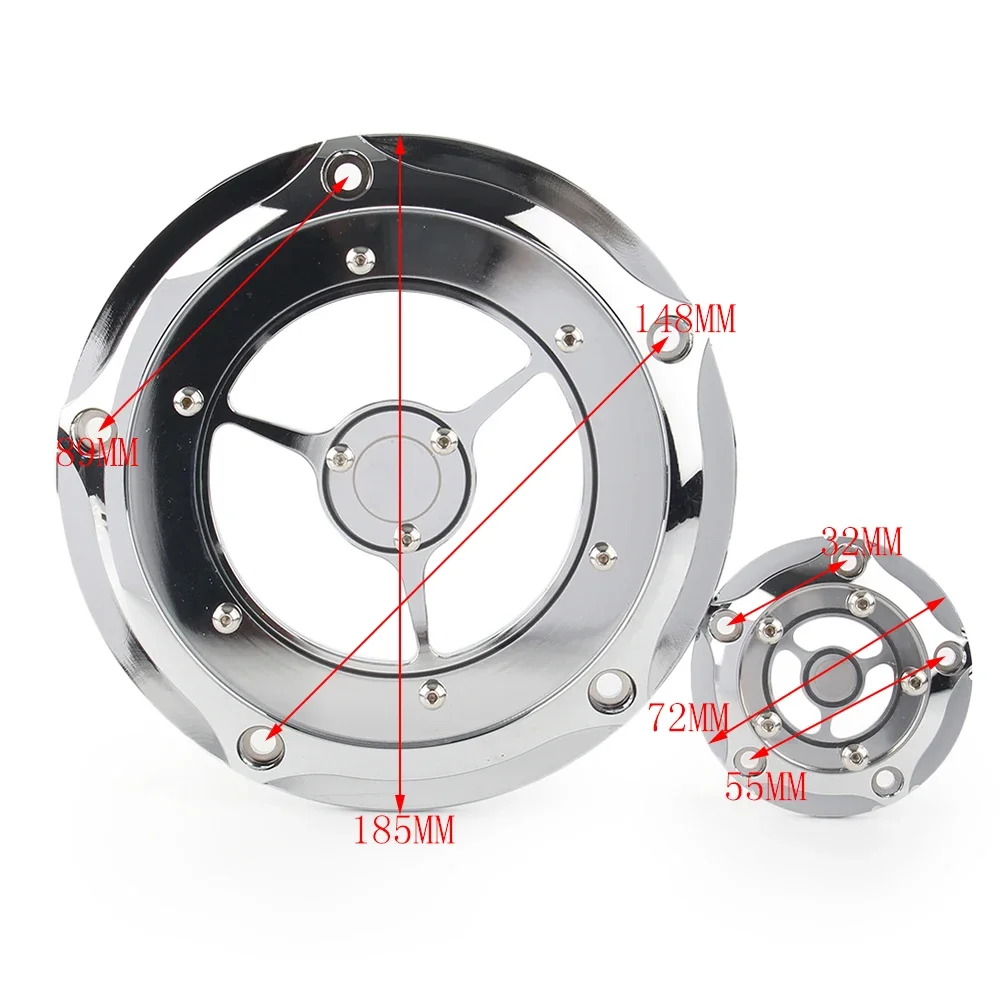 For Harley Road King Electra Glide Softail FXS FXDL FXDC FLHRS Chrome RSD Motorcycle Derby Timing Timer Cover Accessories