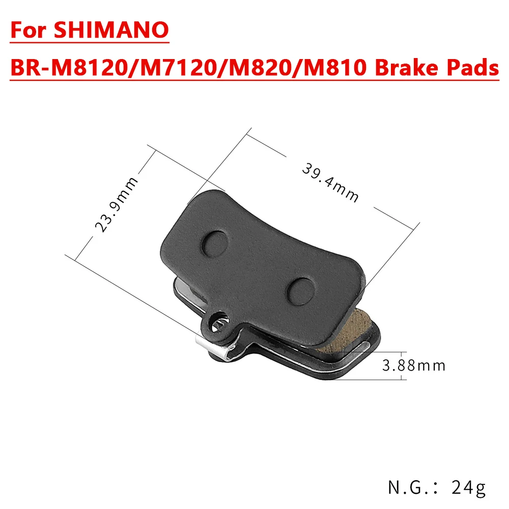 4/6/10 Pairs Semi-Metal Bicycle Disc Brake Pads for Shimano M9120 M8120 M7120 M6120 Saint M810 M820 ZEE M640 MT520 Bengal Helix