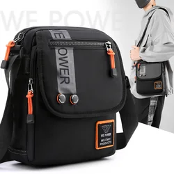 Men Cross Body Messenger Shoulder Bag Pouch Multi-Purpose Fashion Casual Military Waterproof Nylon Male Small Crossbody Bag