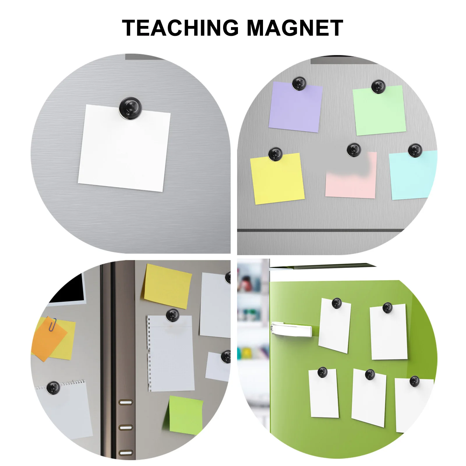 10 قطع من مغناطيس الثلاجة للمكتب المنزلي، جودة غير قابلة للانزلاق، بلاستيك محمول، خفيف الوزن، سهل الحمل، مغناطيس الثلاجة #5