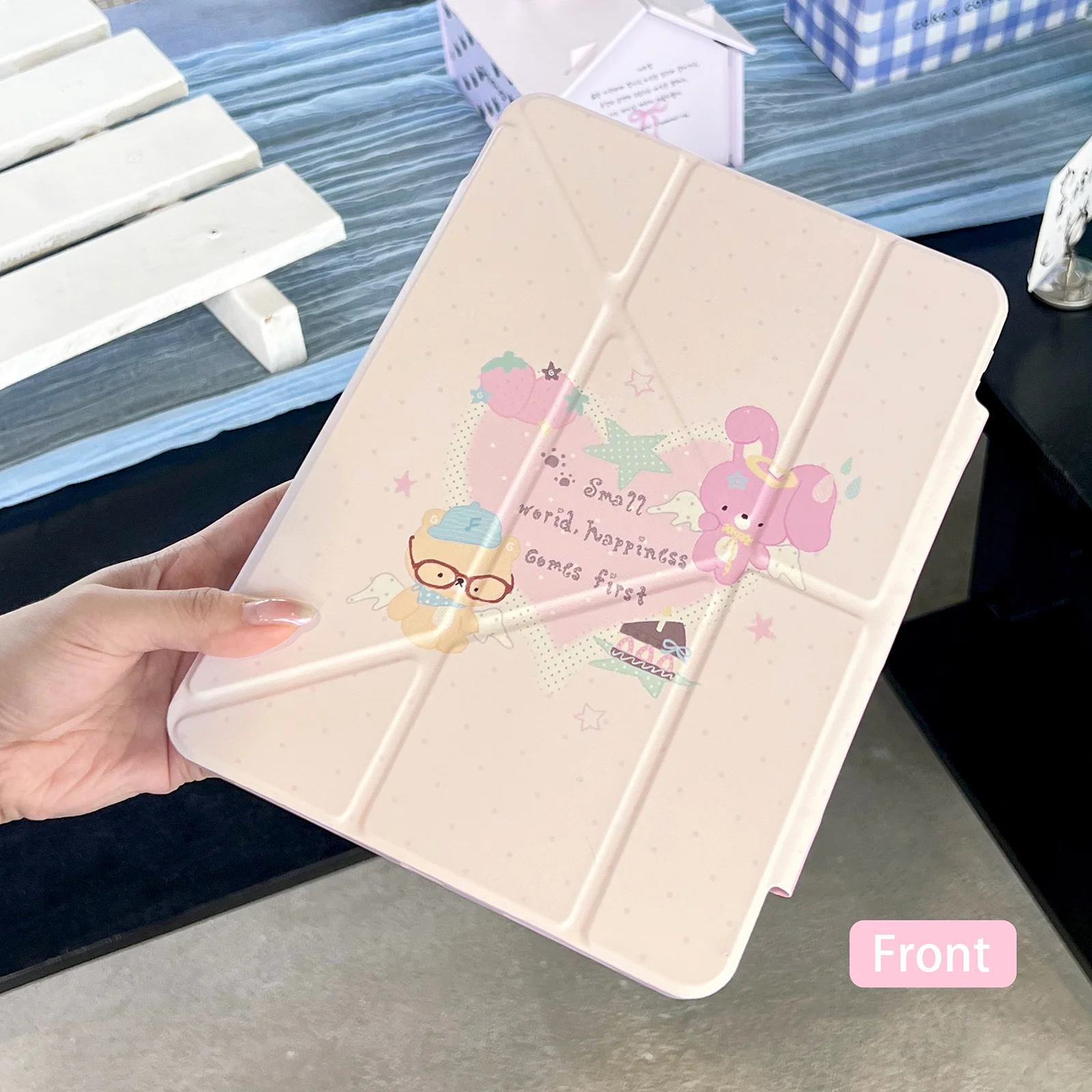 Magnetic Detachable Case for iPad 10th 11th 2026 Air11 2025 Pro11 Pro13 Mini7 & Huawei MatePad Air, 3+Y Fold, Auto Wake Sleep