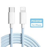 PD 20W USB C Cable For iPhone 14 13 12 11 Pro Max Xs 8 Plus iPad Wire 3A Fast Charging Cord Type C Data Cable for iPhone