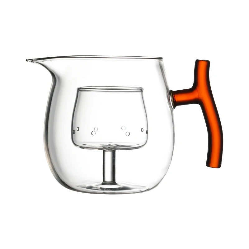 

Glass brewing teapot, special large-capacity tea separation for small green oranges, single pot, electric ceramic stove